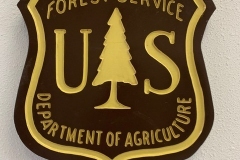 Forestry Service sign